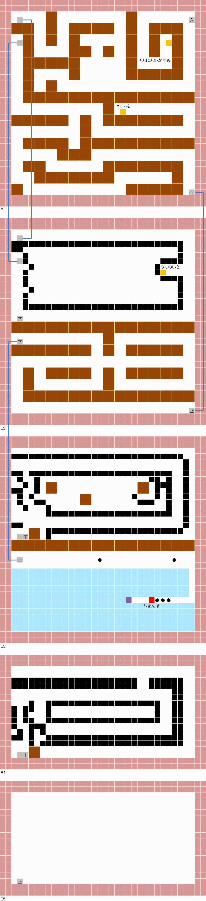 桃太郎伝説｜やまんばの洞窟｜地図